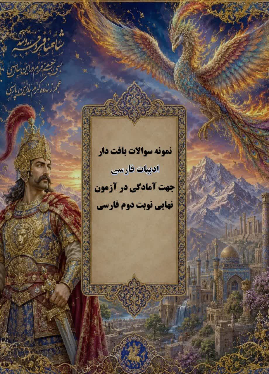 نمونه سوال ادبیات برای امتحان نهایی نوبت دوم 